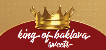 King of Baklava Sweets Logo