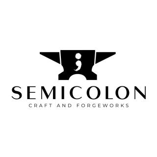 Semicolon Craft and Forgeworks Logo
