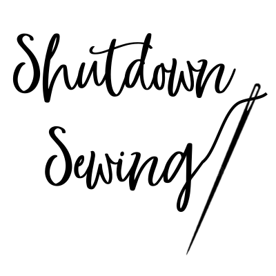 Shutdown Sewing Logo